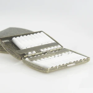 صندوق جيب لحامل السجائر المعدني, حاوية تخزين مبخر IQOS, حامل علبة سجائر صغيرة ل LIL Solid 2.0, HYStriped 2.0 أفضل 8 ماكينات بيع للحقائب IQOS - رقم 6