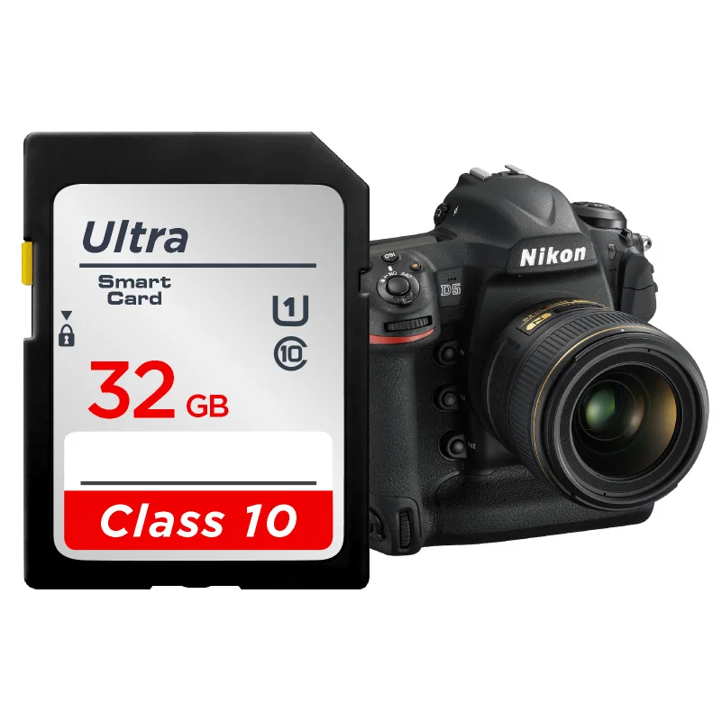 กล้อง SD 128GB 256GB 512GB 32GB 64GB U1 SD Class 10 tarjeta Slr SD Card U3 UHS-I 16GB สำหรับ SLR