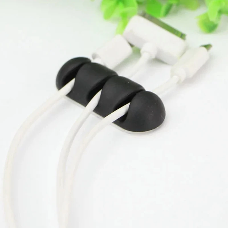 16Pcs 10pcs 8pcs/Pack Multi-Slots USB Cable Organizer Management Wire Protector for Charging Data Earphone Mouse Line Wire