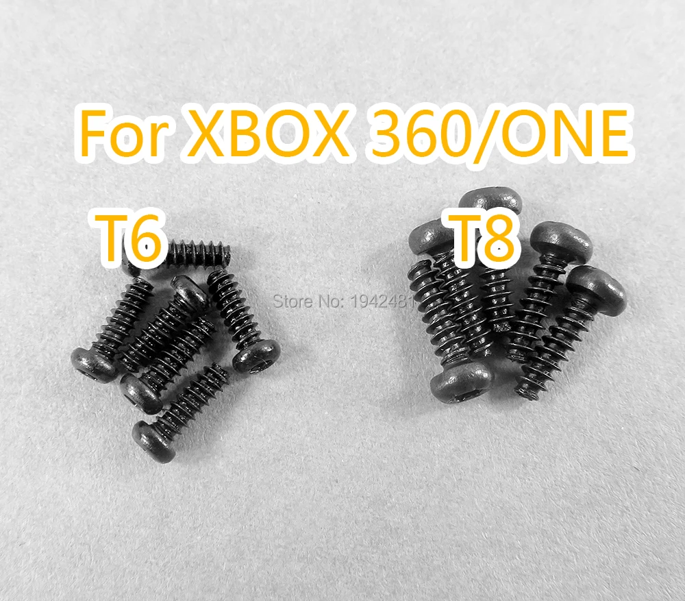 Tornillos T8 T6 para xbox One, pieza de reparación de repuesto de alta calidad, piezas, 100