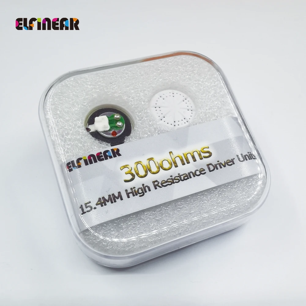 Unidades de controlador de altavoz para auriculares audiófilos ELFINEAR 300ohm 15,4MM