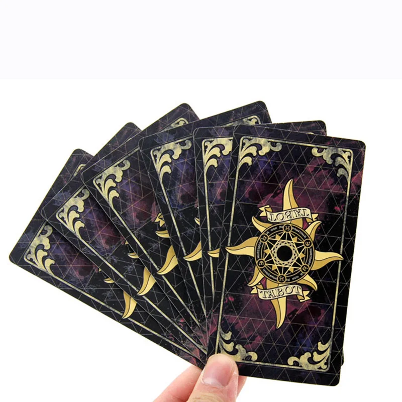 78 sztuk/zestaw holograficzna gra planszowa Tarot połysk karty tarota gra edycja angielska Tarot angielskie zasady