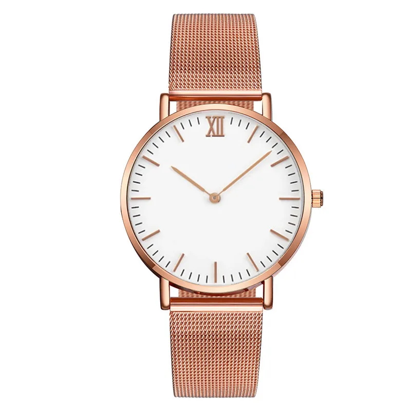 

Women Watch Rose Gold Minimalist Ultra-thin Women's Watch Simple Steel Mesh Clock reloj mujer zegarek damski montre femme