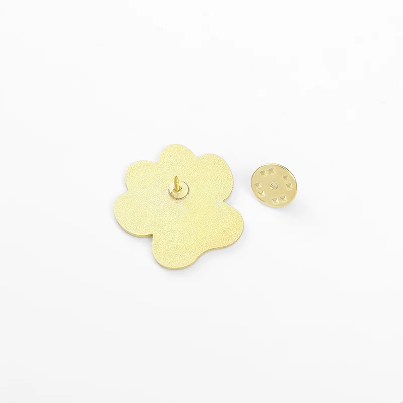 Stylish Sunflower Lily Enamel Pins Exquisite Lotus Peony Daisy Floral Brooch Cloth Lapel Pins Female buckle Girl Gifts Jewelry