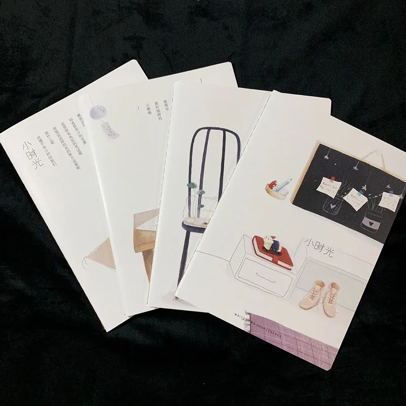 1pcs Fashion Vintage 16K Notepad Creative Hand Painted 36 Sheets B5 Notebook For Student Daily Meomos Plan Notepad