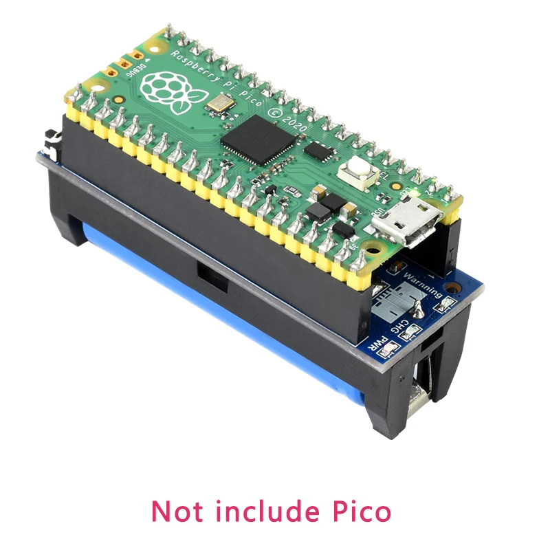 Raspberry Pi Pico UPS Uninterruptible Power Supply Battery Protection Circuits Monitoring Via I2C Bus for RPI Pico