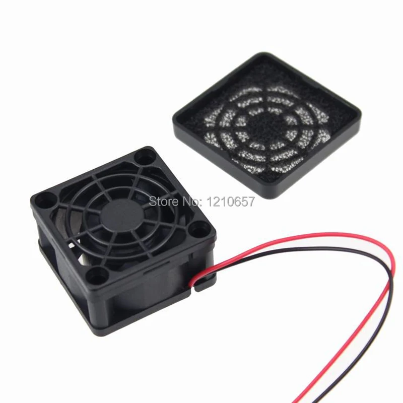 2PCS LOT PC Computer Schwarz Kunststoff Staubdicht 40mm Lüfter Filter