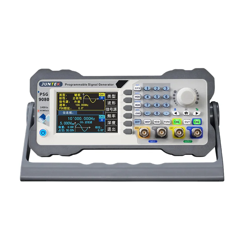 Imagem -06 - Junctek Psg9080 9060 80 60mhz Programável Dds Duplo-canal Arbitrária Onda Função Gerador Suporta Telefone Controle Bluetooth