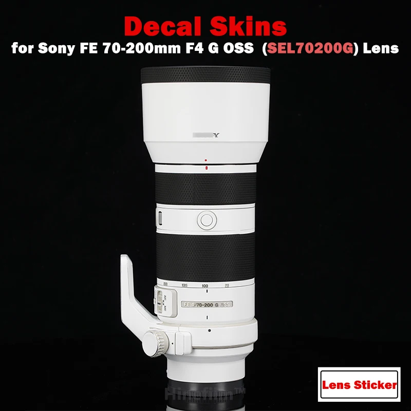 70200 F4 Lens Sticker ( SEL70200G)  Premium Decal Skin for Sony FE 70-200mm F4 G OSS Lens Anti-scratch Cover Film Wrap Sticker