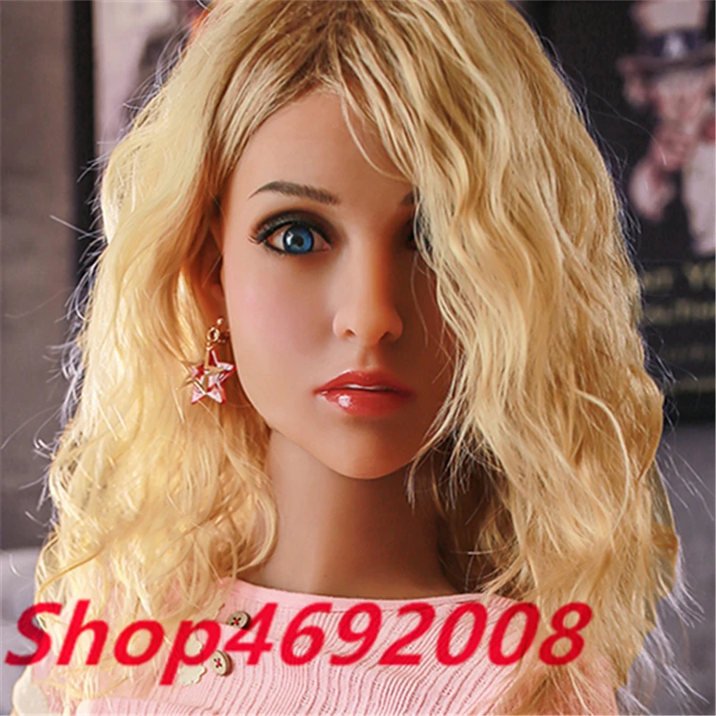 Delicate face Lifelike Sex Doll Head Silicone Material Metal Frame Beautiful Facial Features Enjoy The Oral Sex Of Love Dolls