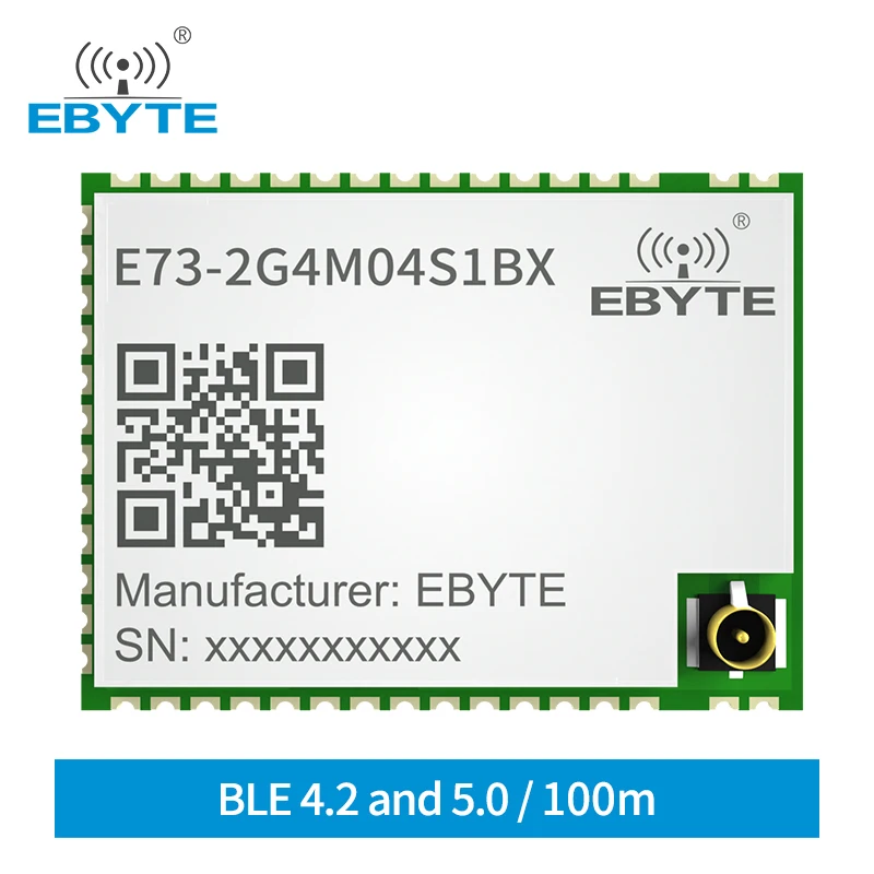 

Bluetooth 5.0 nRF52832 EBYTE 2.4Ghz E73-2G4M04S1BX IPEX Antenna IoT UHF Wireless Transceiver Ble 5.0 RF Transmitter Receiver