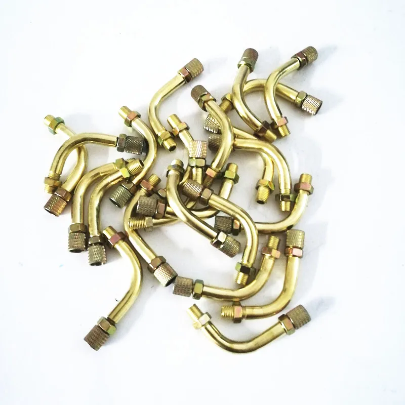 500 pcs Brass Elbow Tube for PUCH Moped 12mm Bing Style Carburetor motorcycle Carburetor elbow accessories