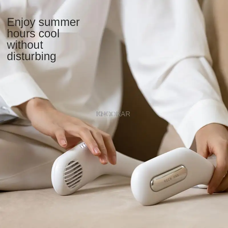 屋外スポーツファン,ポータブルネックツール,充電式,サイレント,USB,タイプ,新しい2021