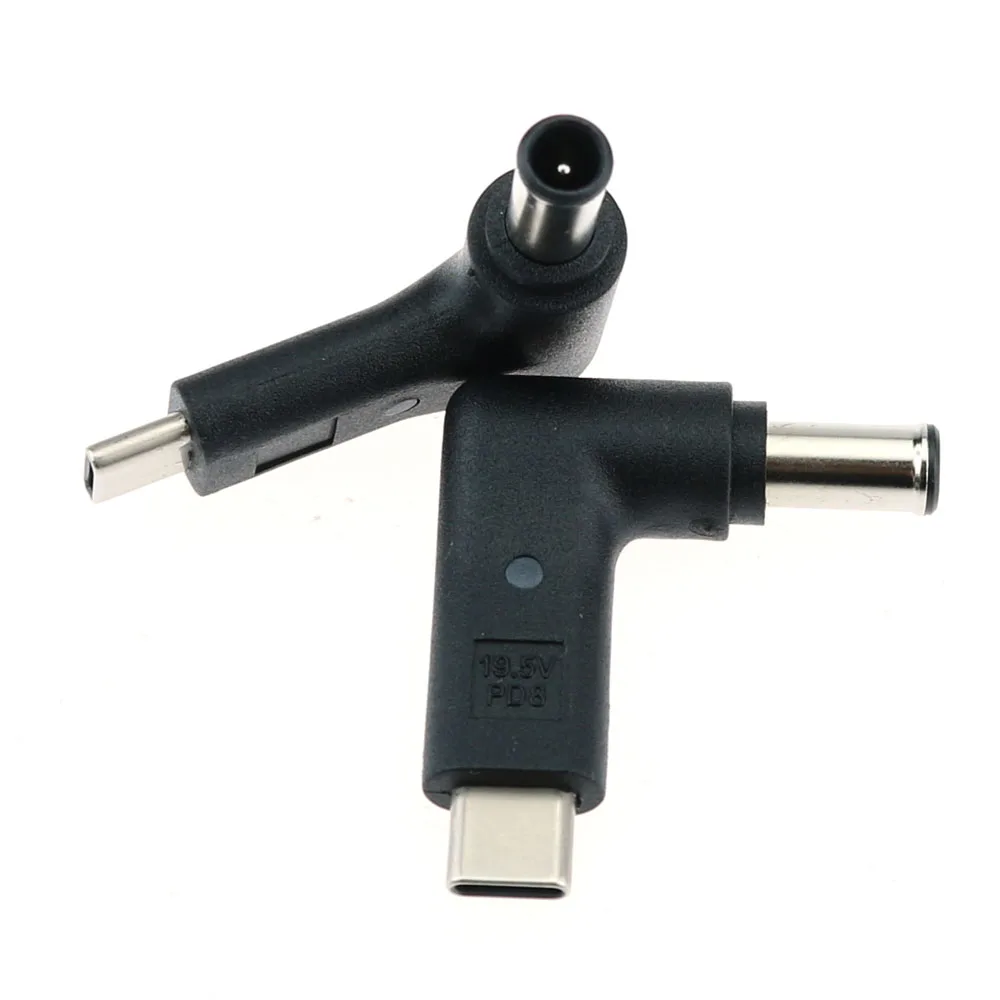 Cltgxdd-USBC電源アダプター,type-c,6.0x4.0mm,LED付き充電コンバーター,ノートブック用