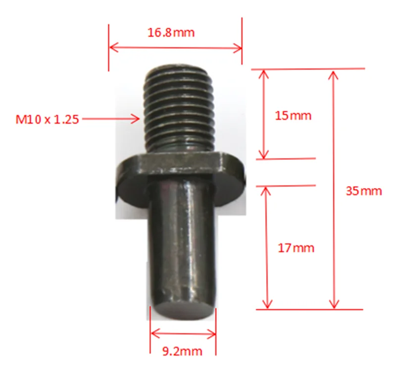 X Autohaux 4Pcs Dark Green Silver Tone Metal Motorcycle Rear Driven Sprocket Screw Bolts for CG125