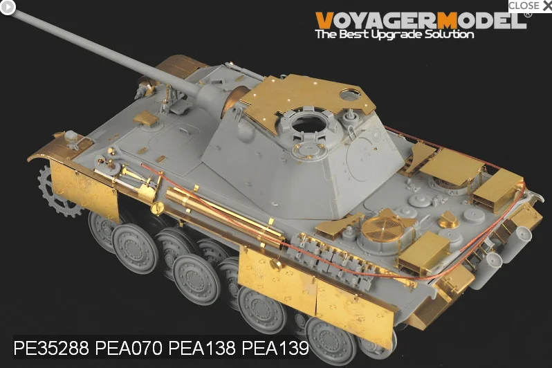 PE35288 1/35 WWII German Panther F Basic (For DRAGON 6403)