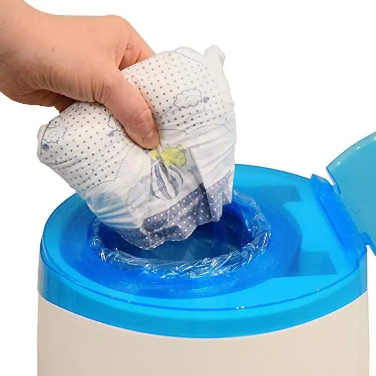 1-4pcs Bady Diaper Genie Refill Bags Ideal for Diaper Genie Diaper Pails Degradable Garbage Plastic Trash Waste Replacement Bag