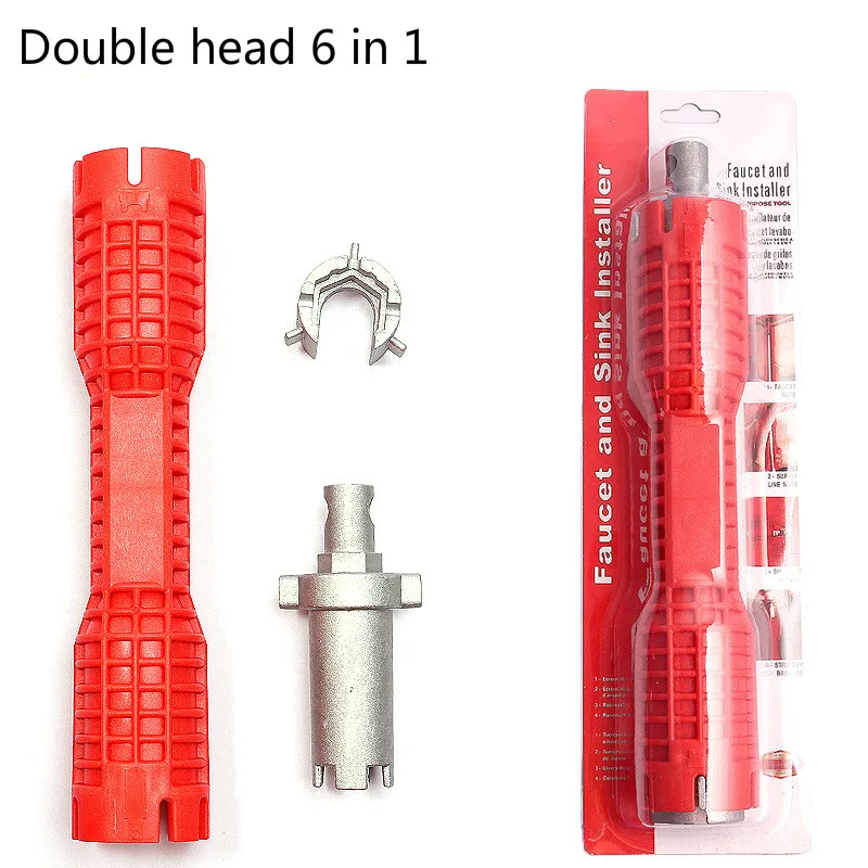 5 /6 /8 IN 1 Wasserhahn Und Waschbecken Installer Multifunktionsschlüssel Werkzeug Für Küche Bad Verstellbaren Wasser Rohr wrench Tools