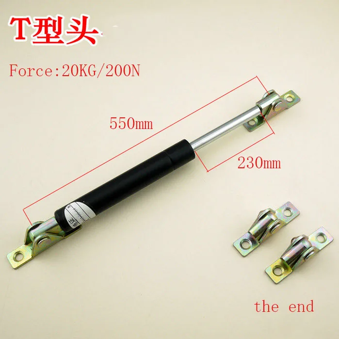 

Free shipping 550mm central distance, 230 mm stroke, pneumatic Auto Gas Spring, Lift Prop Gas Spring Damper