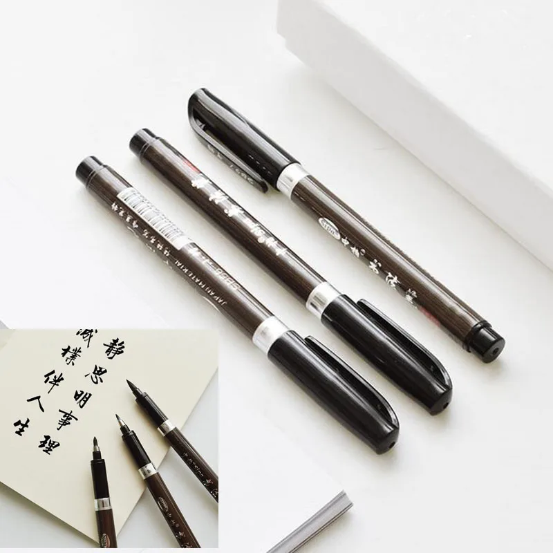 3 Pieces / Set Of High Quality Chinese Calligraphy Brush Office Art Marker Pen Creative Writing Supplies