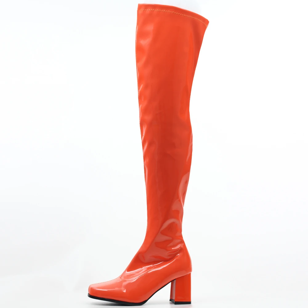 Wome sexy fashion new Spring autumn over-the-knee high top ladies elegant boots thin heels high-heeled shoes large plus size