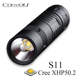 LED懐中電灯,s11,cree xhp50.2,強力なハンドライト,2400lm,理想的なスポーツランタン,狩猟用