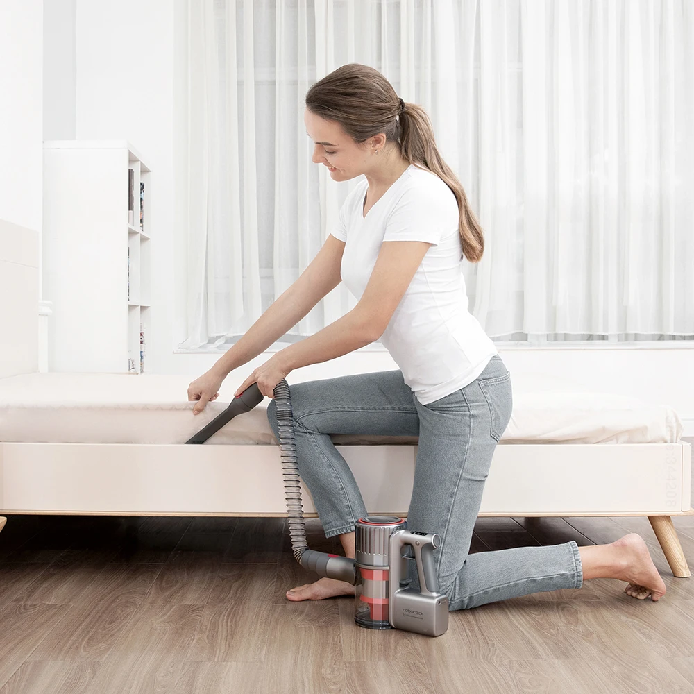 Roborock H6เครื่องดูดฝุ่นแบบมือจับไร้สาย Sweeping 25000Pa Strong Cyclone ดูดอเนกประสงค์แปรงฝุ่น Catcher