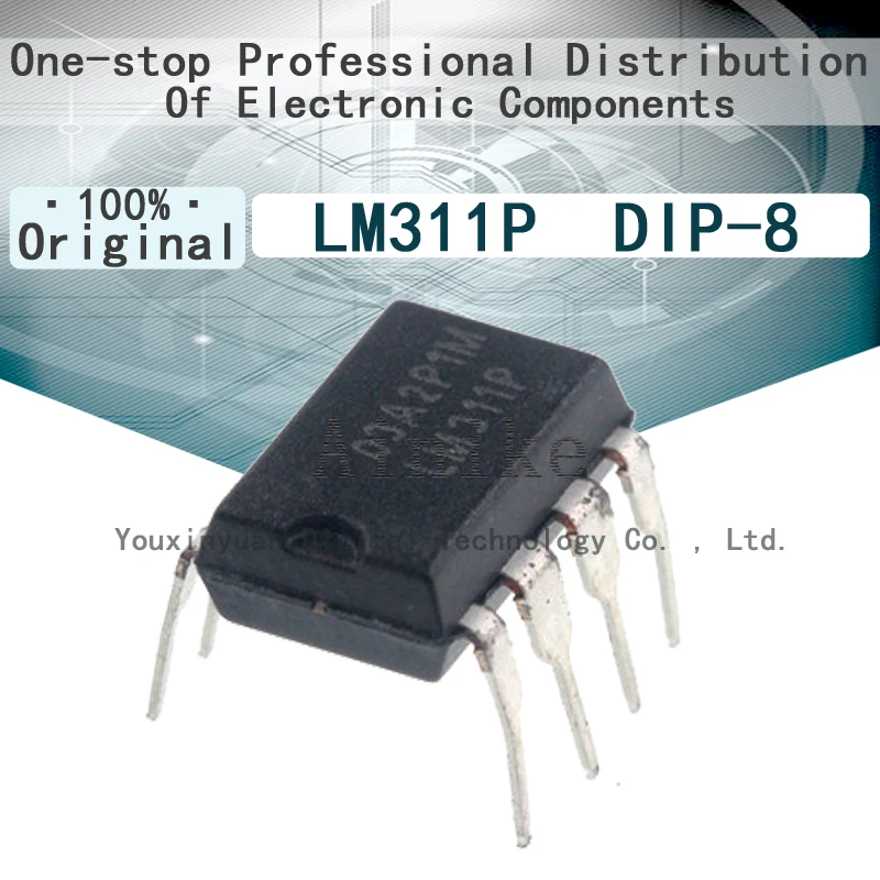 

10 шт. новый оригинальный LM311P LM311 DIP-8 Компаратор напряжения IC чип