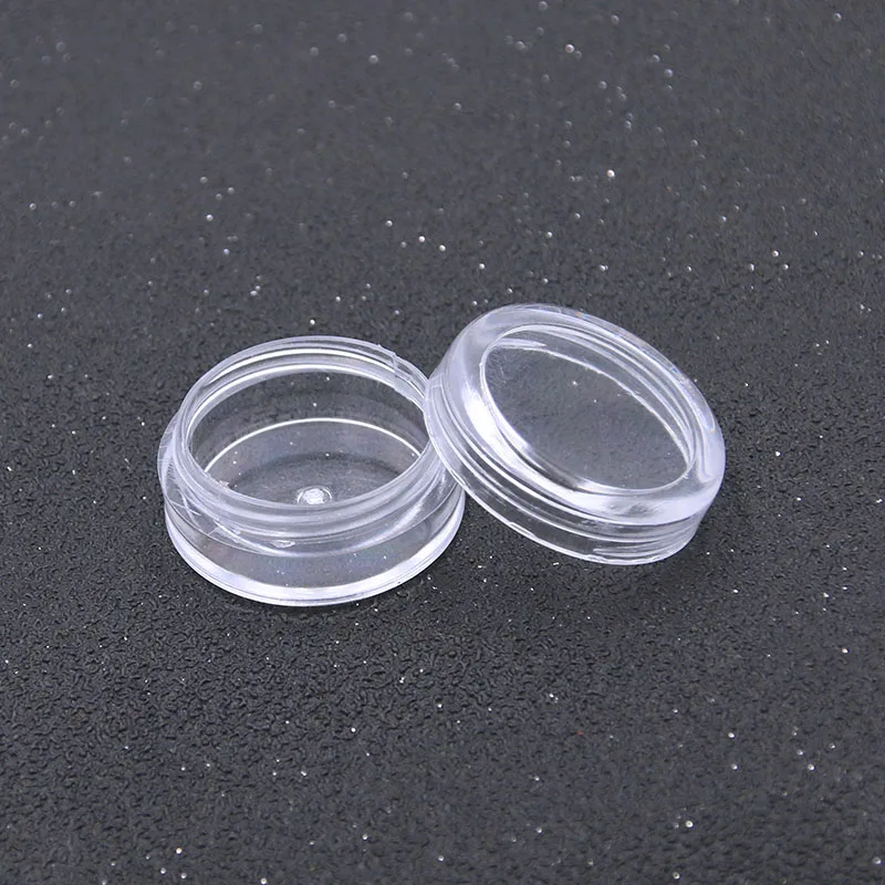 5pcs 4 Styles New Product PP Transparent Box Jewelry Nail Accessories Making Original Cylindrical Storage Found