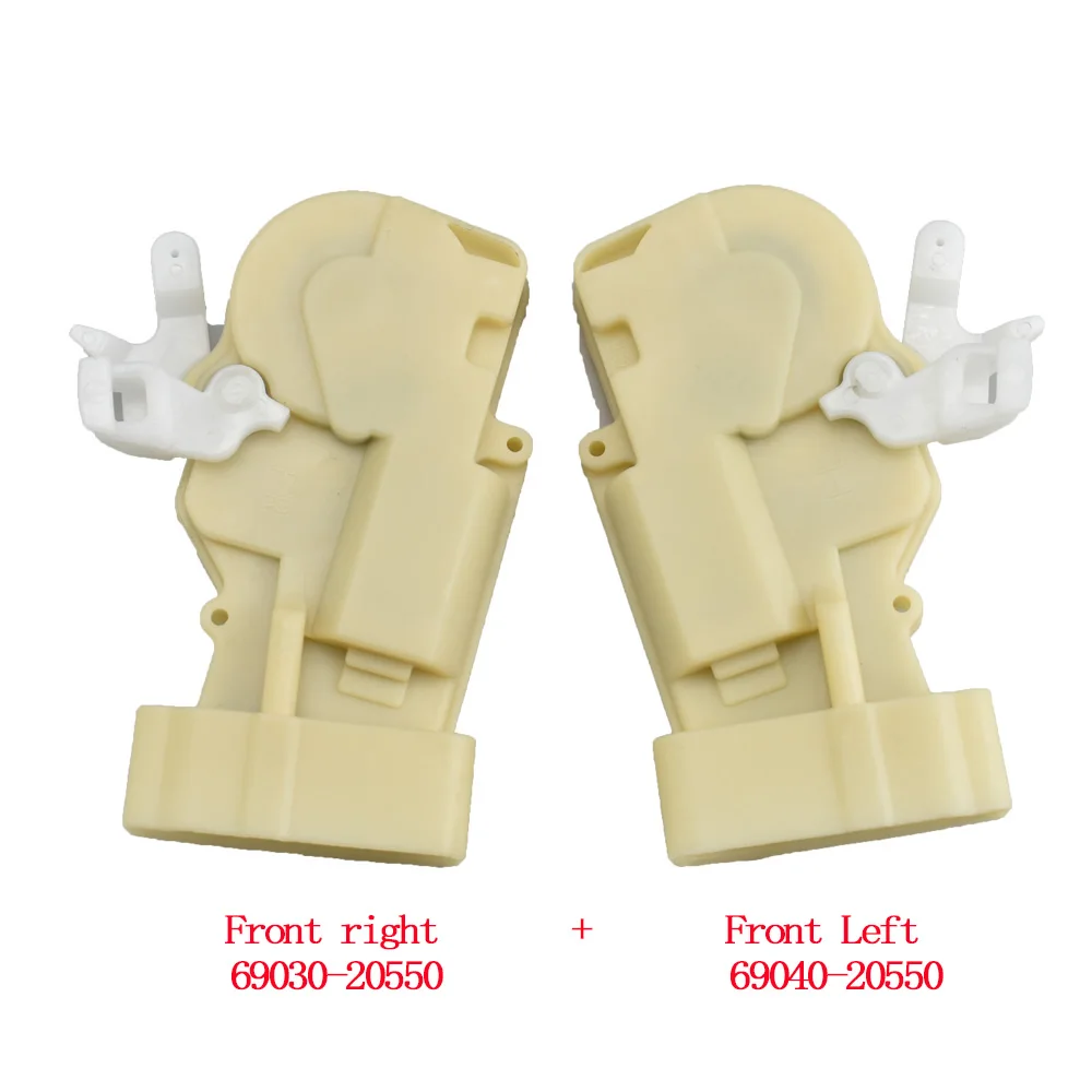 Front Left & Front Right Door Lock Actuator Side 69040-20550 69030-20550 6Pins For Toyota Celica 2000-2005