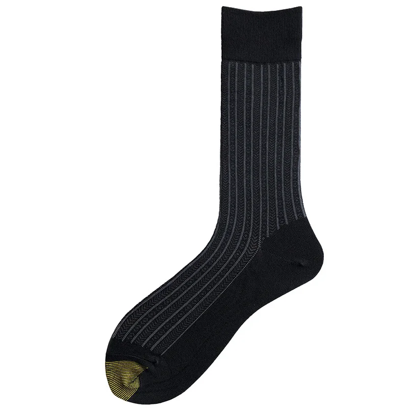 Tube Socks Men\'s Formal Dress Socks Business Men Streetwear Dress Socks Fashion Men\'s Black Dress Socks Male Suit Socks