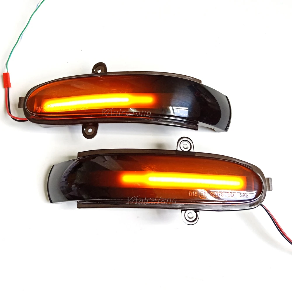 Für Mercedes Benz C-Klasse W203 S203 CL203 2001-2007 Dynamisches Blinklicht LED-Seitenspiegel Sequentieller Blinker – Detail 9