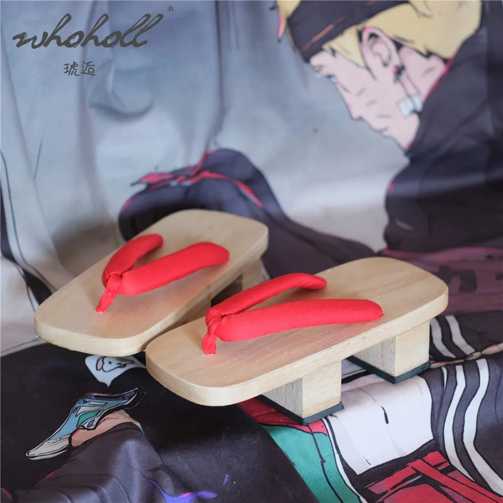 

Тапки Samurai Cos Geta мужские и женские, японские деревянные шлепанцы, летняя обувь для косплея