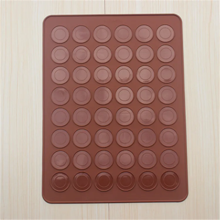 

38*28cm 48 Holes Silicone Macarons Mats and Dessert Decorating Nozzle Set Oven Pan Pad Mold Bakeware Baking Tools