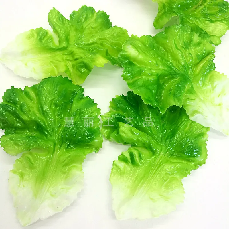 Plastic decoration simulation lettuce leaf creative simulation plant artificial cauliflower leaf restaurant decoration party chi