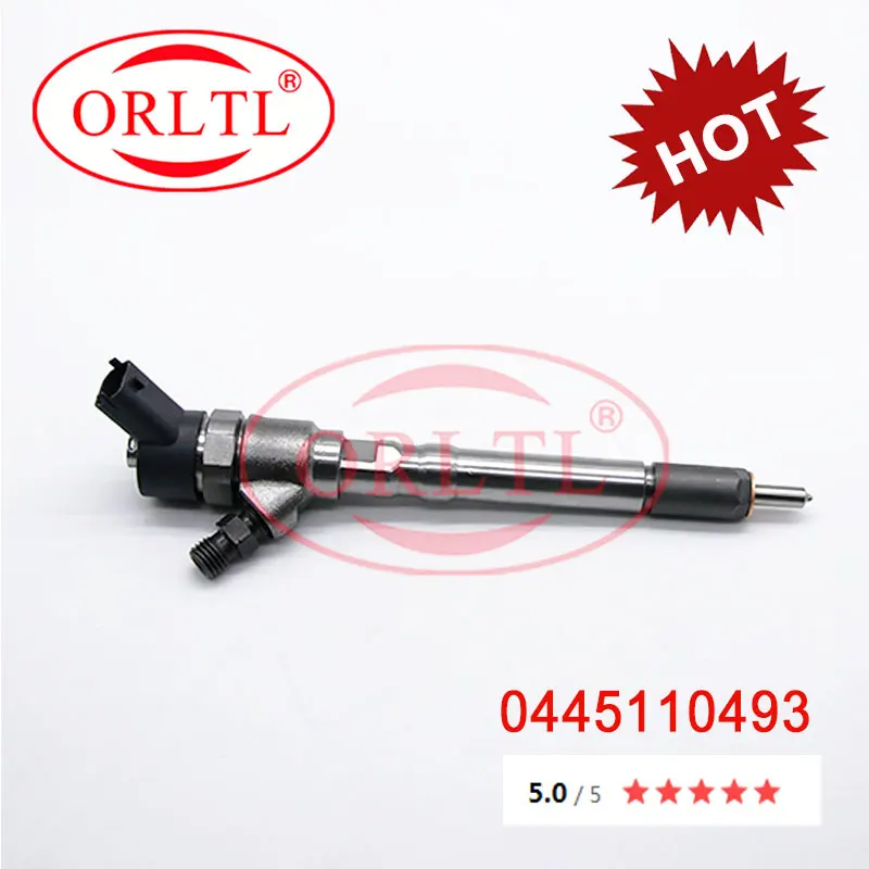 

ORLTL 0445110493 Auto Fuel Injector 0 445 110 493 Common Rail Diesel Injeciton Assy 0445 110 493 for MWM JAC