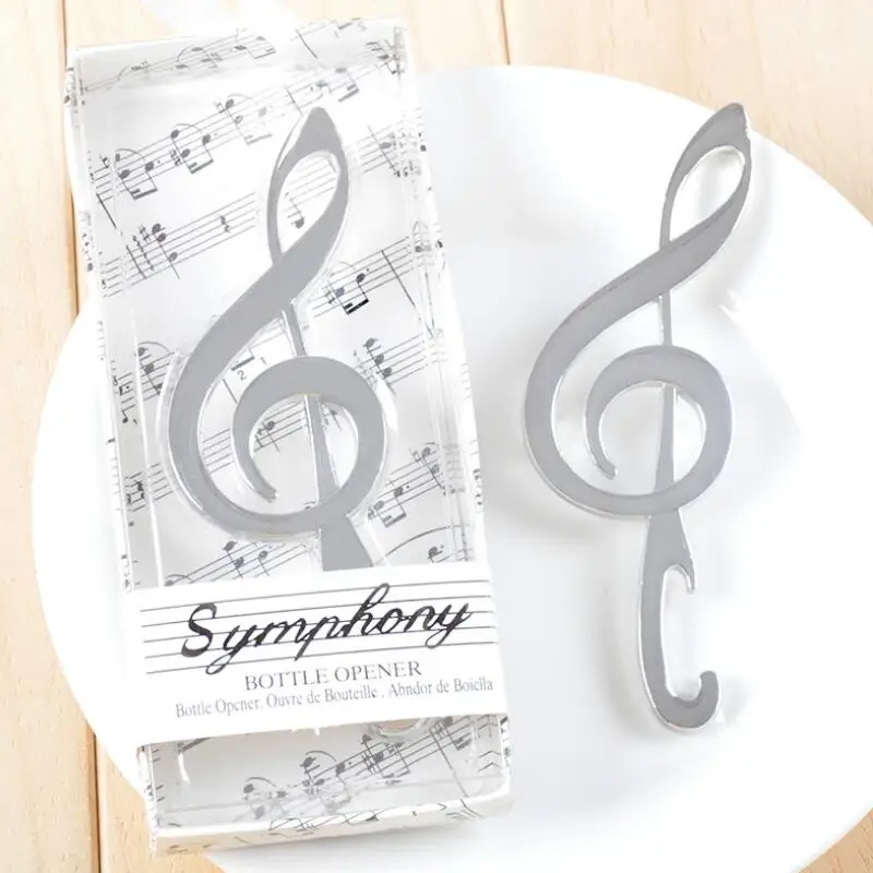 

Romantic Wedding Party Favors Souvenir Music Note Bottle Opener "Symphony" Design Beer Opener LX7987