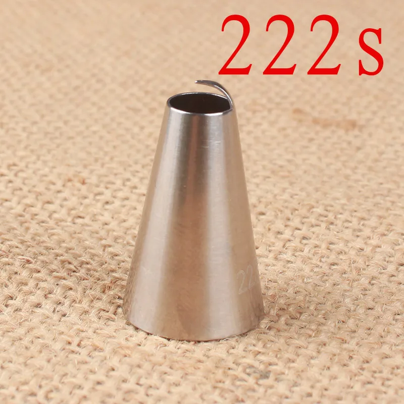 1-2pcs #222S #222 Round peach Piping Nozzles Pastry Tips Decorating Fondant Cake Decorating Sugarcraft Tool Pastry Tool Bakeware