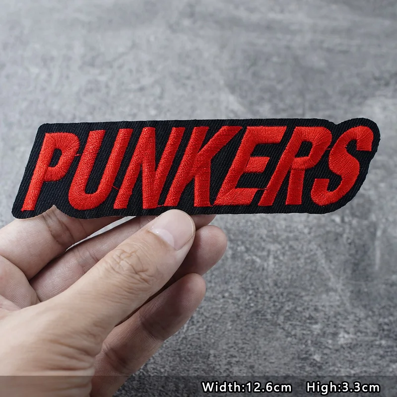 Bands Iron On Patches Apparel Sewing Fabric Handmade Appliques For Clothing Punk Rock Stickers Badges Parche