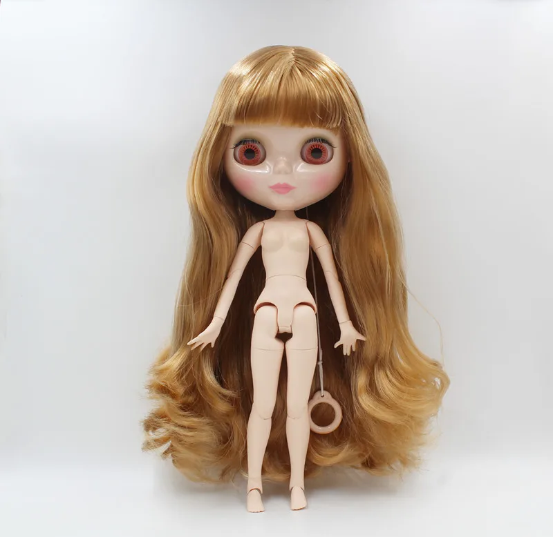 

Free Shipping Top discount 4 COLORS BIG EYES DIY Nude Blyth Doll item NO. 789J Doll limited gift special price cheap offer toy