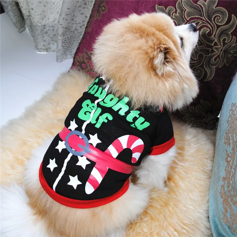 Christmas Dog Coat Clothes Santa Pet Puppy Dog Coat Jacket For Small Medium Dogs Cats Chihuahua Clothing Winter Costume