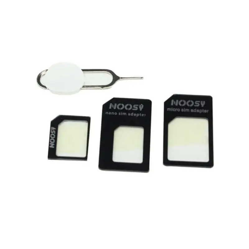 4 in 1 Convert Nano SIM Card to Micro Standard Adapter For iPhone  for Samsung 4G LTE USB Wireless Router K1AA