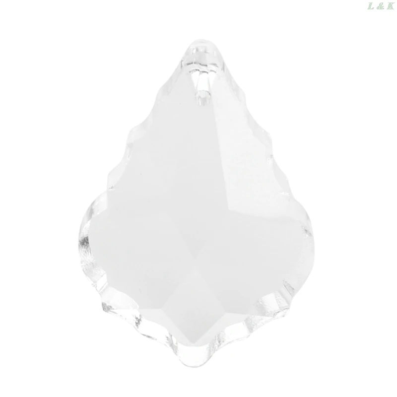 Trasparente Lampadario di Cristalli di Vetro Lampada Prismi Parti Hanging Gocce Pendenti con Gemme E Perle 38 Millimetri L29K