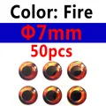 Fuego de 7 mm, 50 piezas