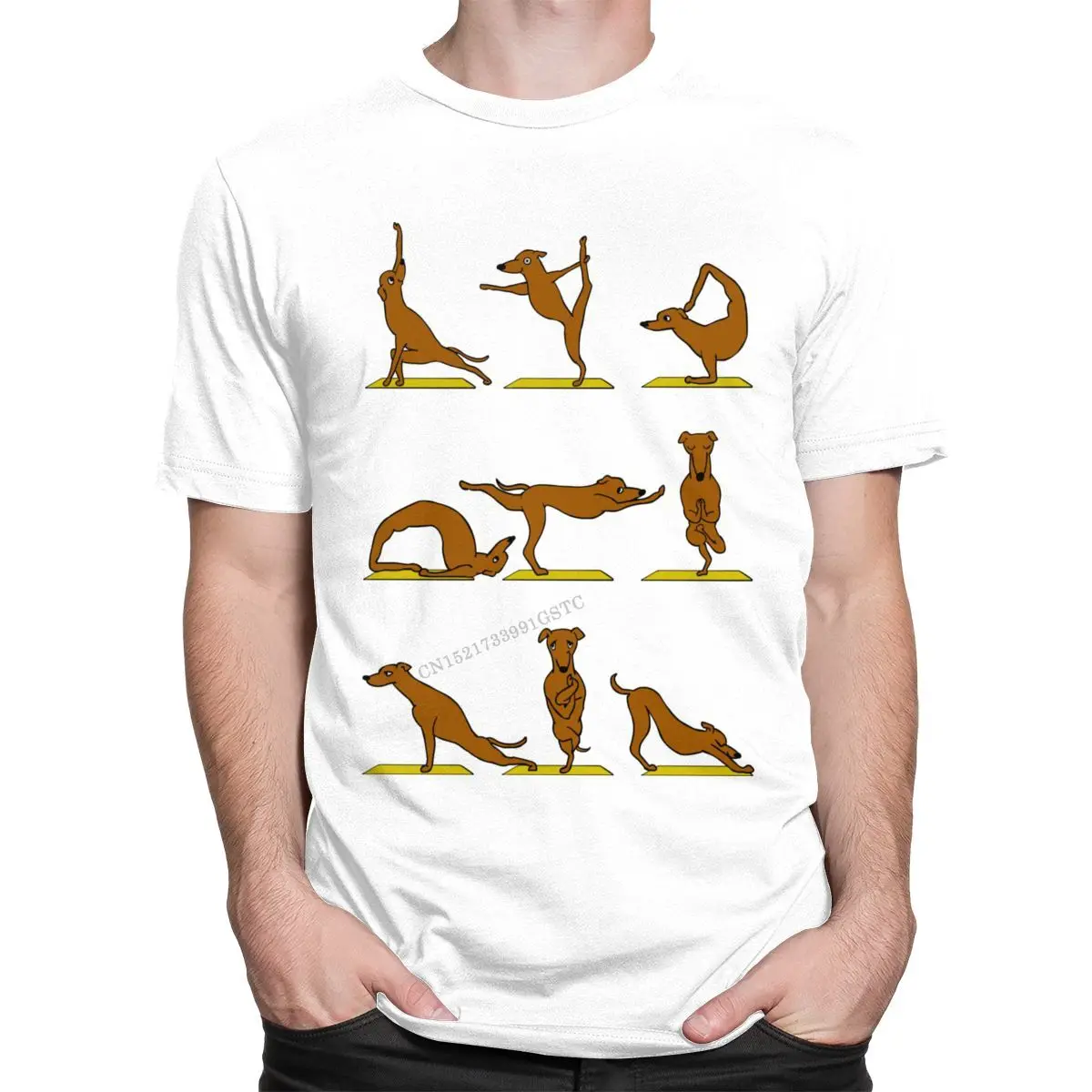 Kawaii Greyhounds Top T Shirt Men O-Neck Camisas Hombre Dog Lover T-Shirt Cotton Slim Fit Tee Fashion Tshirts Camisas ise