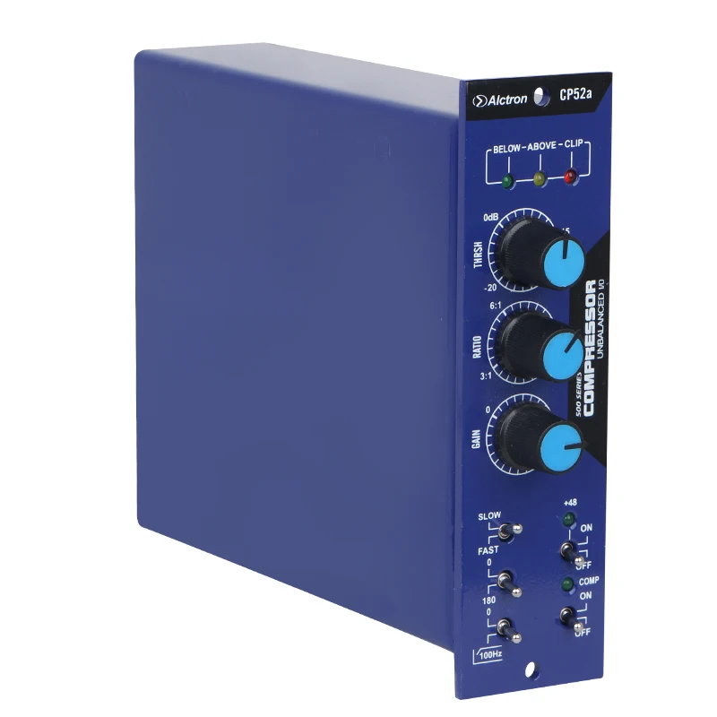 Alctron CP25A Compressor/Limiter with Compression Modes and Comprehensive Metering used in recording and stage performance