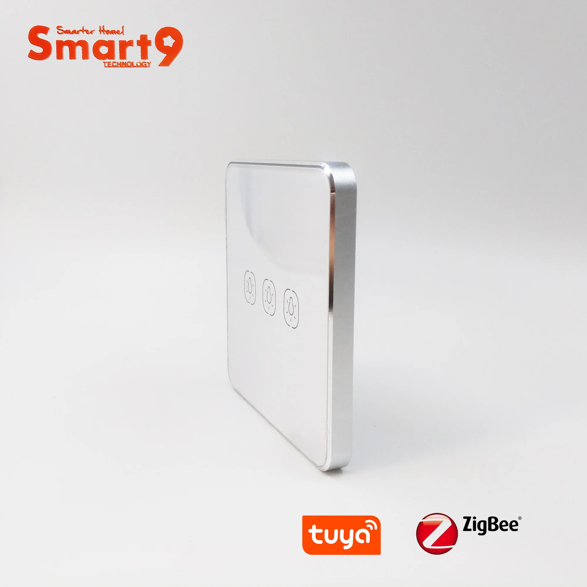 

Smart9 ZigBee Battery Switch, Working with TuYa ZigBee Hub, Touch Switch Sticker Smart Life App Control, Powered by TuYa