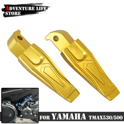 Motorcycle Rear Foot Pegs Rests Passenger Footrests For YAMAHA TMAX 530 500 TMAX530 DX SX 2012-2019 TMAX500 XP500 2004-2011