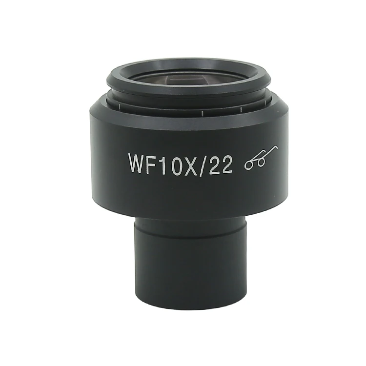 Diottrie regolabile WF10X/22mm oculare per microscopio biologico lente grandangolare per occhiali alti