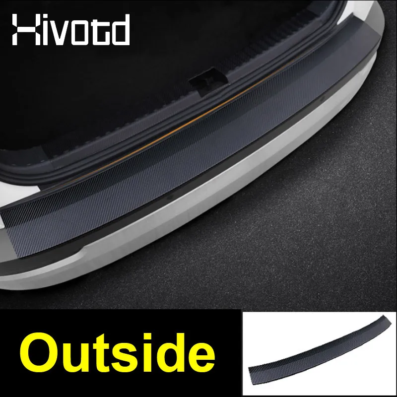 For Skoda Karoq 2023 2024 Car Accessories Rear Bumper Film Protection Cover Anti Scratch Wrap Film Trunk Guard Decoration Parts